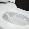 Унитаз-биде подвесной GEBERIT AQUACLEAN TUMA COMFORT 146.294.FW.1 панель нержавеющая сталь